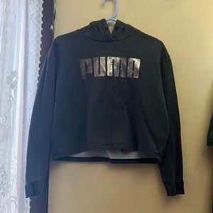 I am selling a Puma crop top sweat shirt.